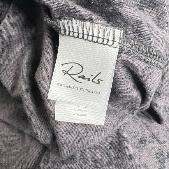 Rails Sami Charcoal Snakeskin Top - Picture 7 of 7